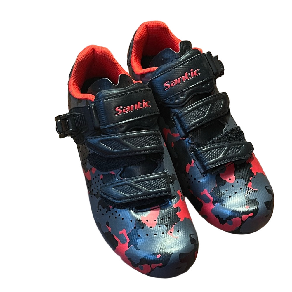 Santic Davee Men's Road Bike Shoes
- Black and Red